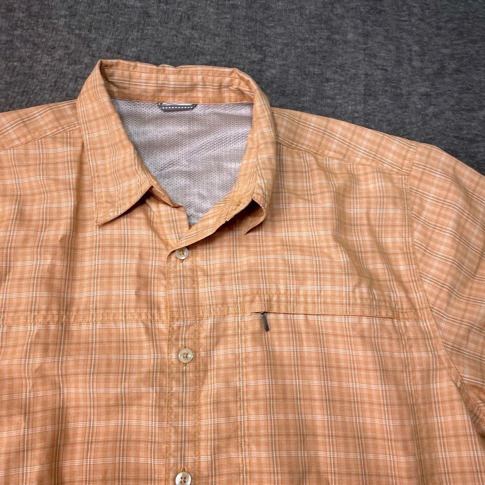 The North Face Shirt Mens XXL 2XL Plaid Short Sleeve Button Up Hiking Camping